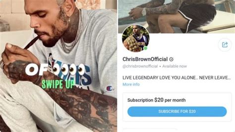 chris brown only fans|Chris Brown Launches OnlyFans Page — HIT UP ANGE